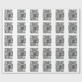 recht uit Nashville Cadeaupapier (Vlak)