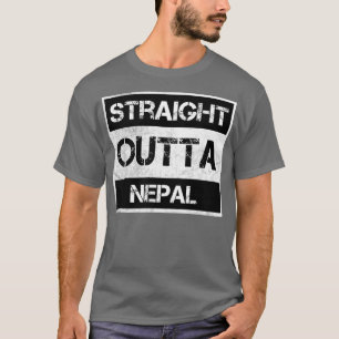 Recht uit Nepal Reizigersgeschenk Land Expat N T-shirt