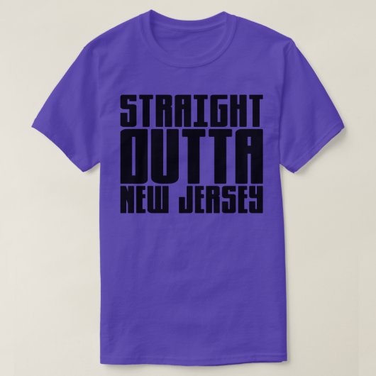 Recht uit New Jersey 1 T-shirt (Design voorkant)