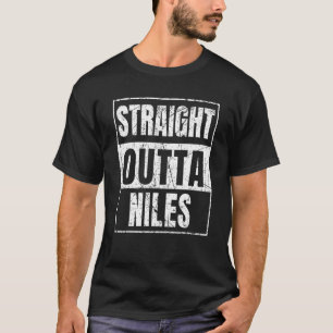 Recht uit Niles Illinois State T-shirt