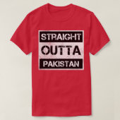 Recht uit Pakistan Traveller Gift Country Expa T-shirt (Design voorkant)