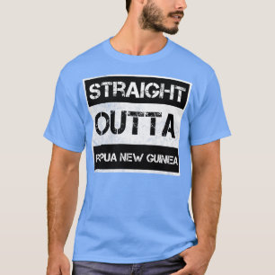 Recht uit Papoea-Nieuw-Guinea Reiziger Gift Coun T-shirt