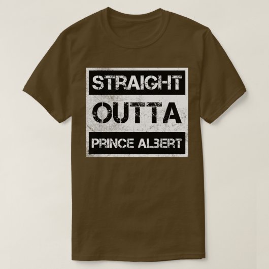 Recht uit Prince Albert National Park Canada T-shirt (Design voorkant)