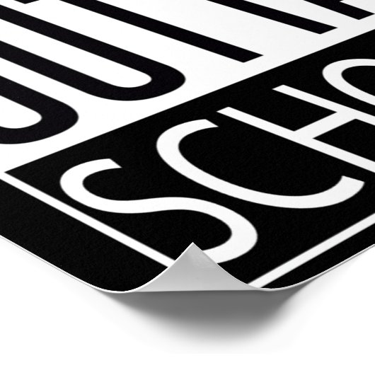 Recht uit school 2 poster (Hoek)