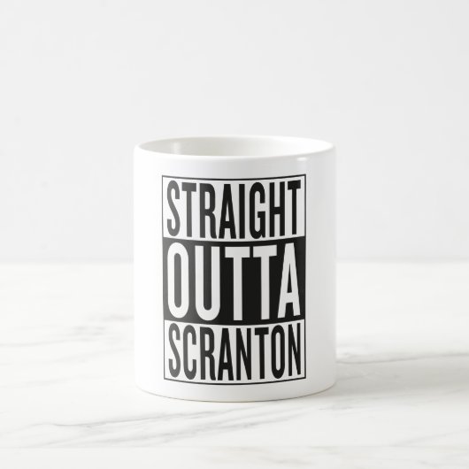 recht uit Scranton Koffiemok (Center)