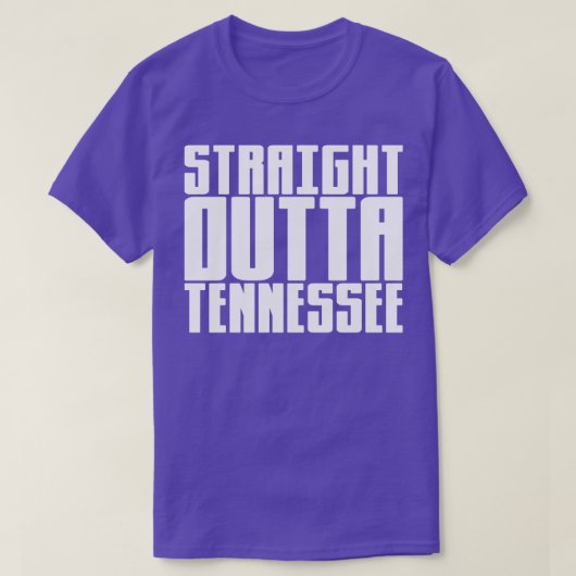 Recht uit Tennessee T-shirt (Design voorkant)