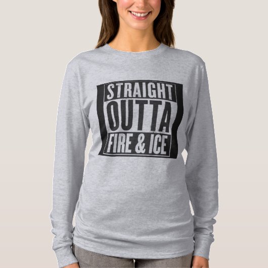 Recht uit vuur en ijs het Nieuwe Shirt van het Sal (Voorkant)