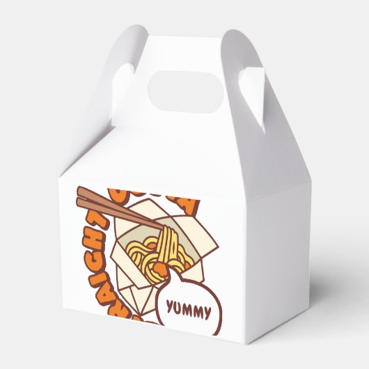 Recht uit Yummy Ramen Noodles Bedankdoosjes (Achterkant)