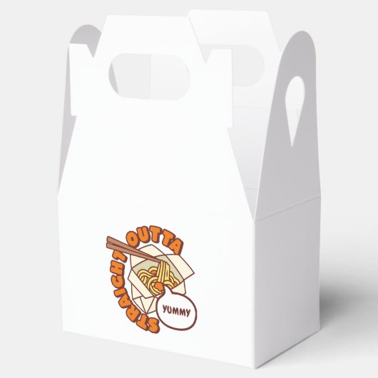 Recht uit Yummy Ramen Noodles Bedankdoosjes (Geopend)