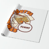 Recht uit Yummy Ramen Noodles Cadeaupapier (Uitgerold)