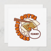 Recht uit Yummy Ramen Noodles Kaart (Voorkant / Achterkant)