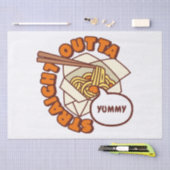 Recht uit Yummy Ramen Noodles Tissuepapier (Craft)