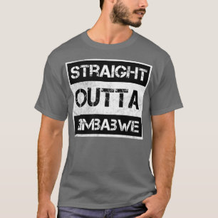 Recht uit Zimbabwe Traveller Gift Country Expa T-shirt