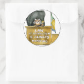 Recht van Aantrekking altijd werkende Stickers (Tas)