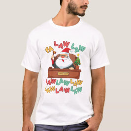 Recht van advocaten van de Fa Law, kerstkerstkerst T-shirt