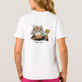 Recht van Cartoon van aantrekkingskracht T Shirt (Achterkant)