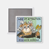 Recht van de cartoon van de rechter van de aanslag magneet (Voorkant / Achterkant)