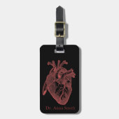 Recht van de hartcadeaus voor medische hulpmiddele bagagelabel (Voorkant verticaal)