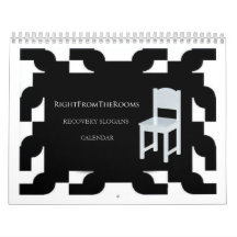 Recht van de Kalender van de Slogans van de Terugw