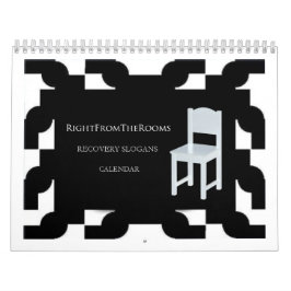 Recht van de Kalender van de Slogans van de Terugw