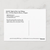 RECHT VAN DE LIJN! BRIEFKAART (Achterkant)