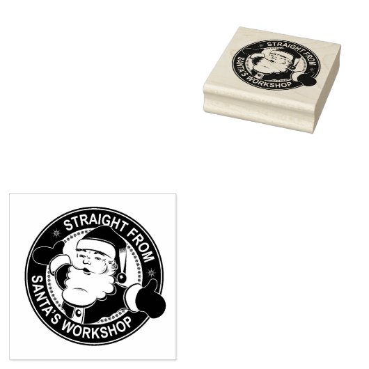 Recht van de workshop van de Santa Rubberstempel (Gestempeld)
