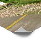 Recht van Verandah in Antigua Poster (Hoek)