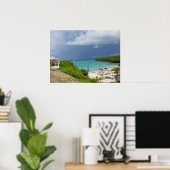 Recht van Verandah in Antigua Poster (Thuiskantoor)