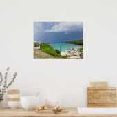 Recht van Verandah in Antigua Poster (Keuken)