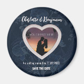 Recht vanaf het hart | Weddenschap | Datum opslaan Magneet (Voorkant)