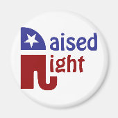 Recht verhoogd magneet (Voorkant)