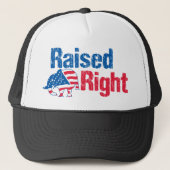 Recht verhoogd - Republikein Trucker Pet (Voorkant)