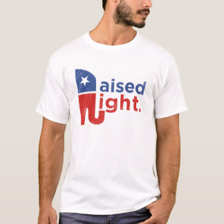 Recht verhoogd t-shirt