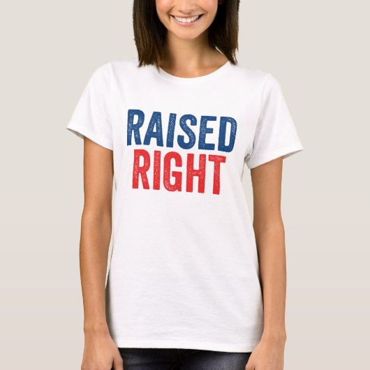 Recht verhoogd t-shirt (Voorkant)