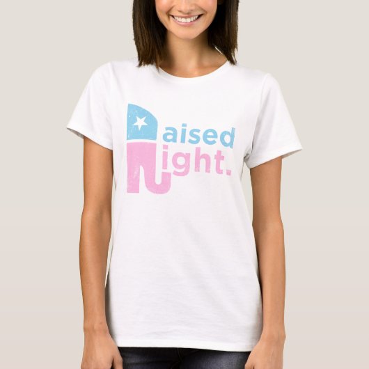 Recht verhoogd t-shirt (Voorkant)