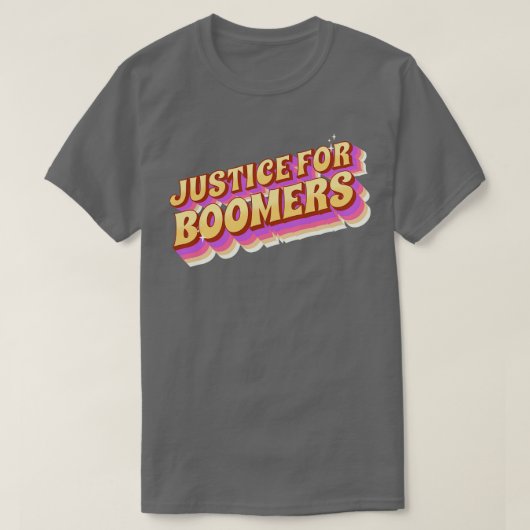 Recht voor Boomers 1 T-shirt (Design voorkant)