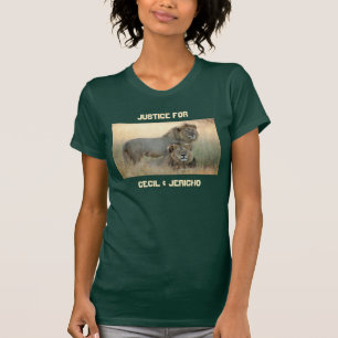Recht voor Cecil & Jericho broederleeuwen T-shirt