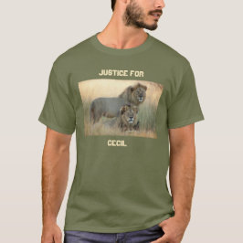 Recht voor Cecil met Jericho de Broeder Leeuwen T-shirt