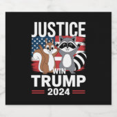 Recht Voor Peanut Win Trump 2024 Bier Etiket (Enkel label)