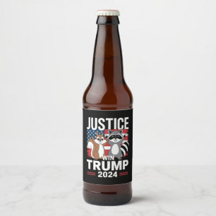 Recht Voor Peanut Win Trump 2024 Bier Etiket