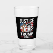 Recht Voor Peanut Win Trump 2024 Glas (Voorkant)