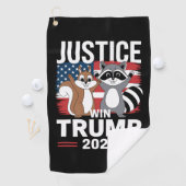 Recht Voor Peanut Win Trump 2024 Golfhanddoek (Insitu)