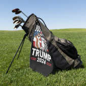 Recht Voor Peanut Win Trump 2024 Golfhanddoek (Groen)
