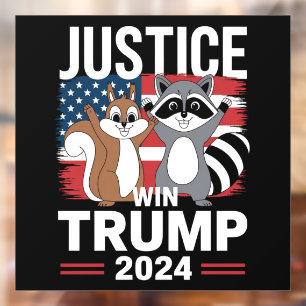 Recht Voor Peanut Win Trump 2024 Raamsticker