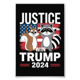 Recht Voor Pinda Win Trump 2024 Foto Afdruk