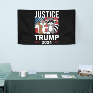 Recht voor Pinda Win Trump 2024 Spandoek