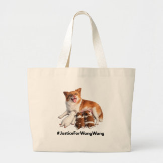 Recht voor Wang Wang Grote Tote Bag