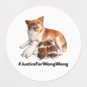 Recht voor Wang Wang Labels (Design 2)