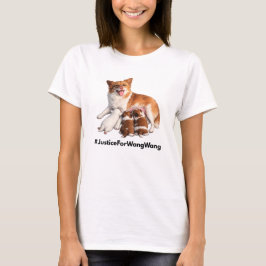 Recht voor Wang Wang T-shirt