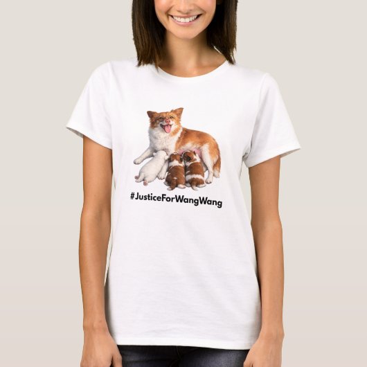 Recht voor Wang Wang T-shirt (Voorkant)
